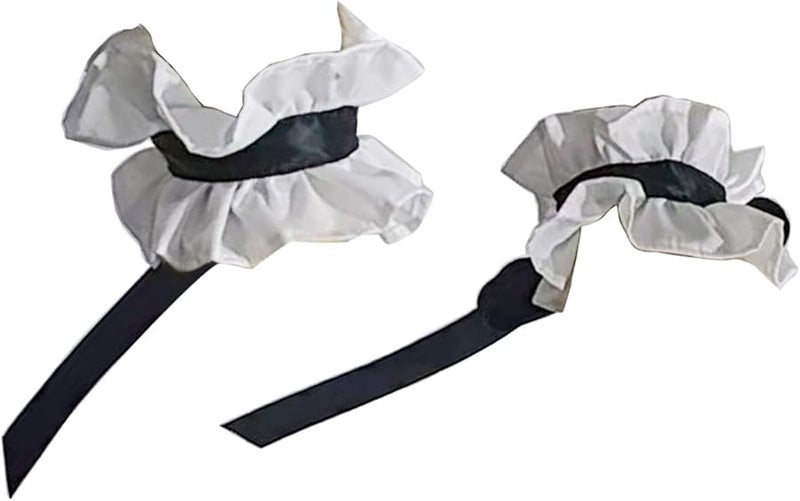 طقم كولار وأساور ميد أنيمي من الدانتيل المكشكش قابل للتعديل لتصوير الكوزبلاي - Image 1